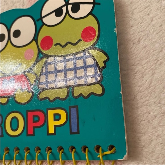 Vintage Sanrio Keroppi Mini Notepad Paper Book - Picture 3 of 10